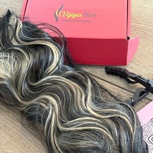 Black and Blonde Hair Extensions